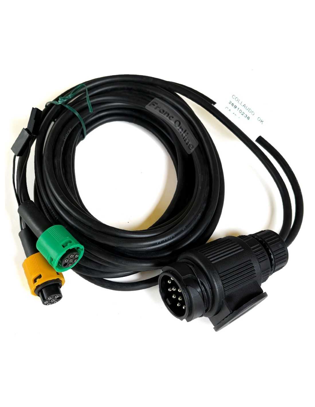 Arnés de cableado ERDE de 4,12 m y 13 pines para remolque Daxara