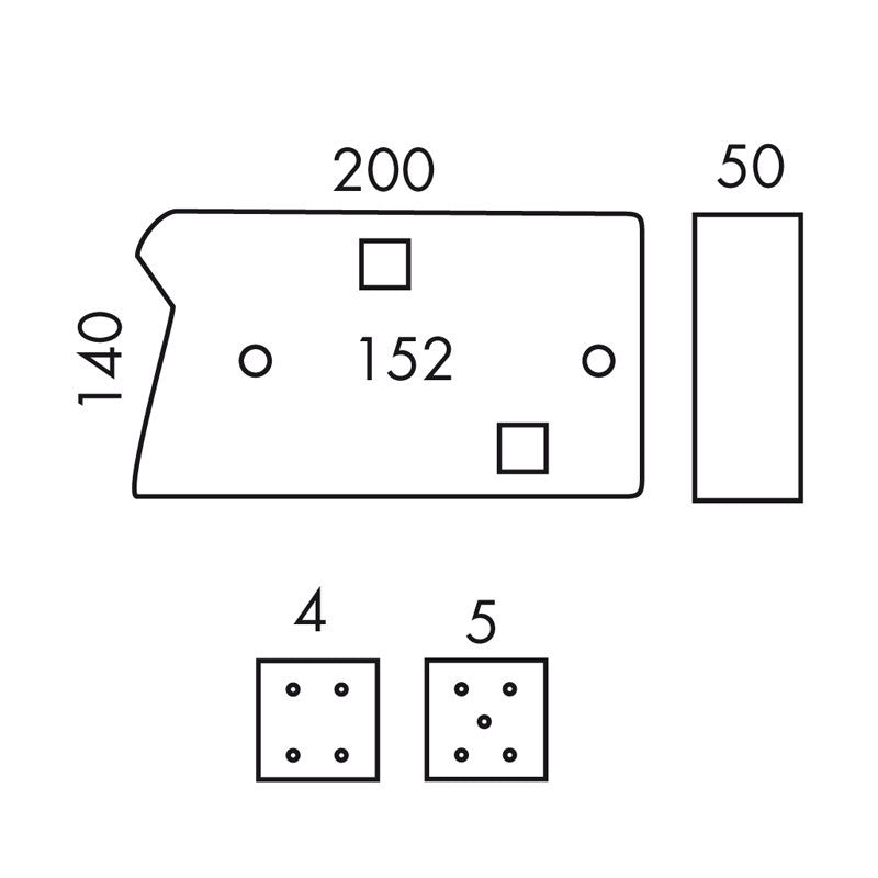 Feu remorque 6 fonctions RADEX 6400 – Droit – 12V
