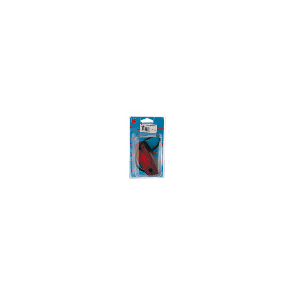 Feu de gabarit arrière LED rouge remorque – 103x45x28 mm – Neuf