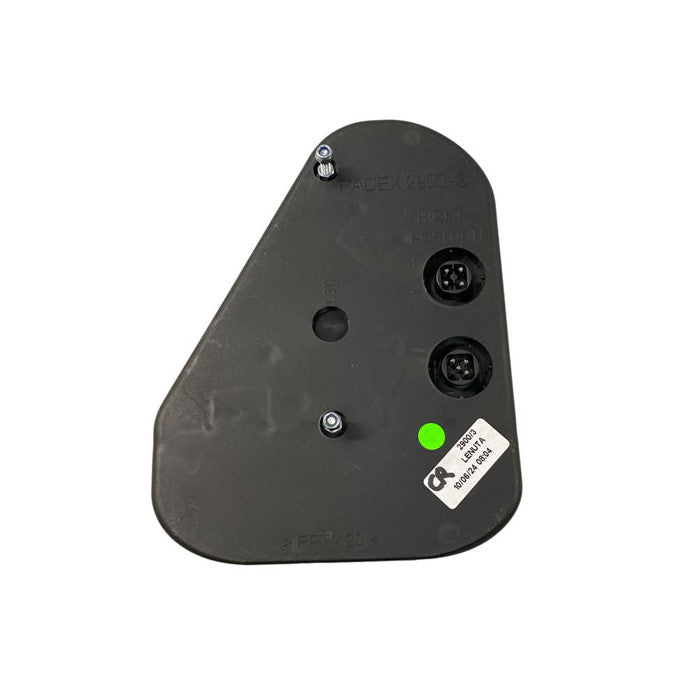 Luz trasera derecha multifunción RADEX 2900 de 12 V con triángulo de remolque