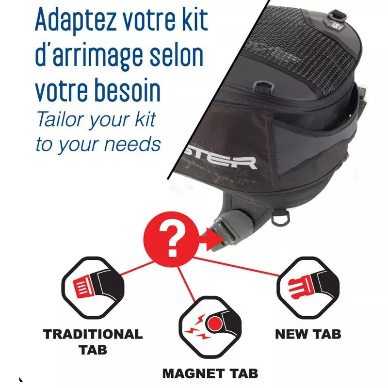 Bagster XAC210 TAB TRADI traditionelle Tankrucksackbefestigung
