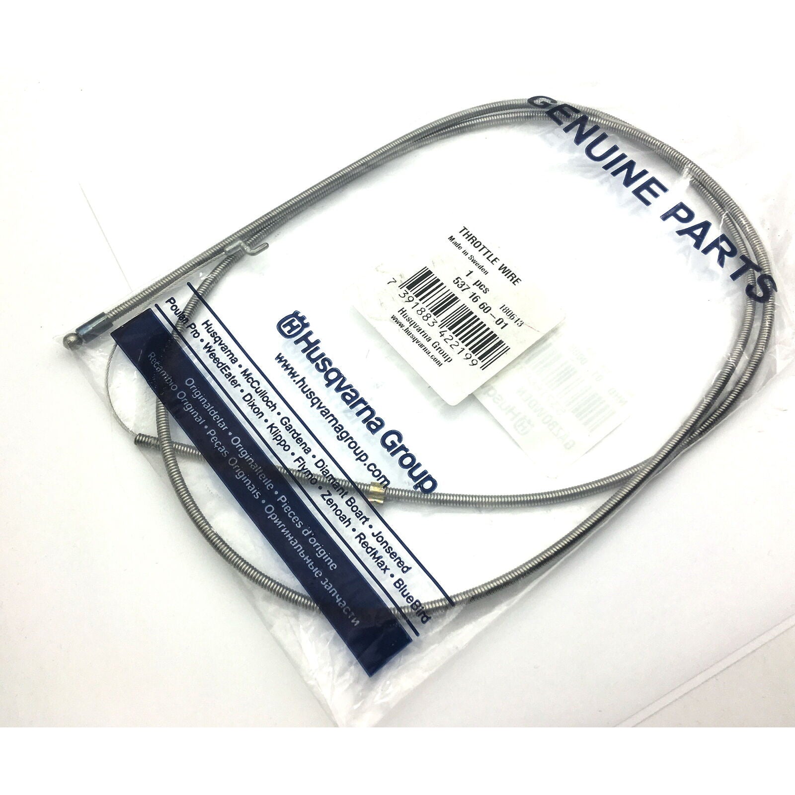 Câble d'accélérateur Husqvarna 5371660-01 – Débroussailleuses 322R 325RX