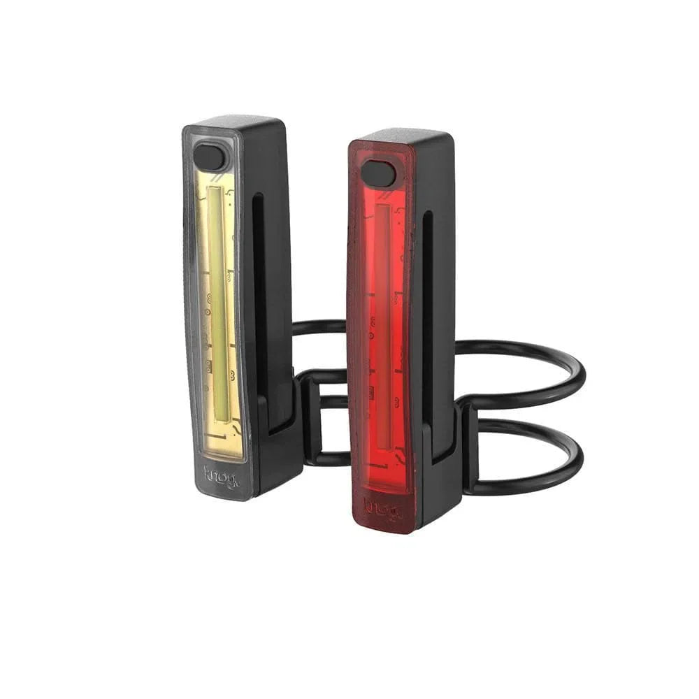 Pack éclairage vélo Knog Plus Twinpack Avant 40 Lumens Arrière 20 Lumens USB