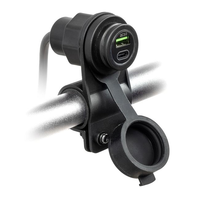 Chargeur USB Moto MAXXE USB-C / USB QC 3.0 – Ref. MPUSBC-01