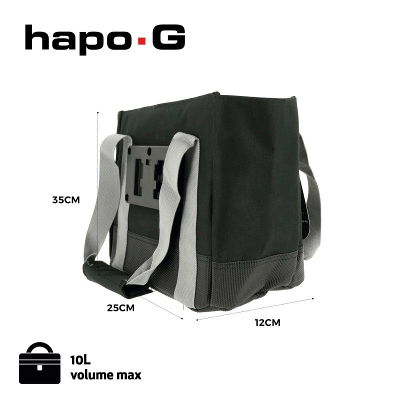 Panier vélo noir 11201027 HAPO G fixation MTS3 MTS4 guidon