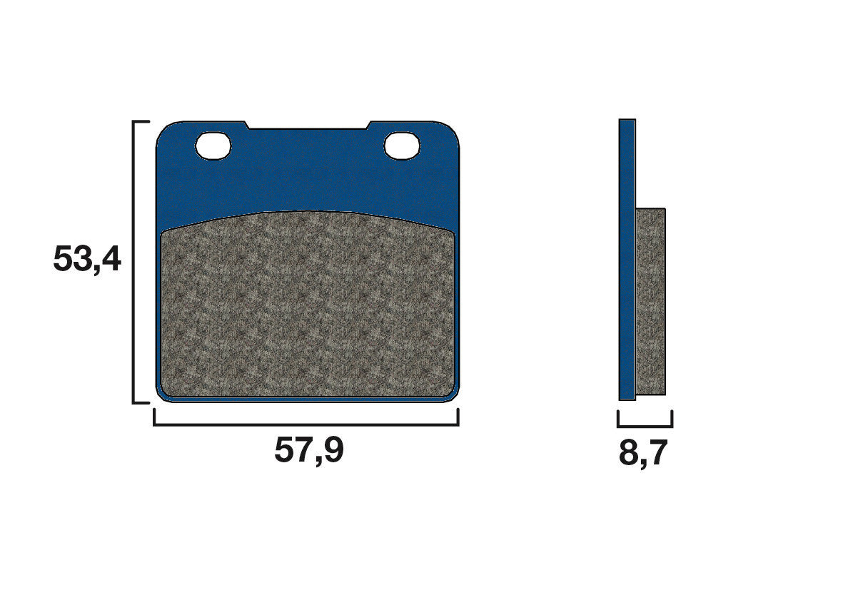 Plaquettes de frein moto Brembo 07SU0607 – Carbone-céramique – Suzuki