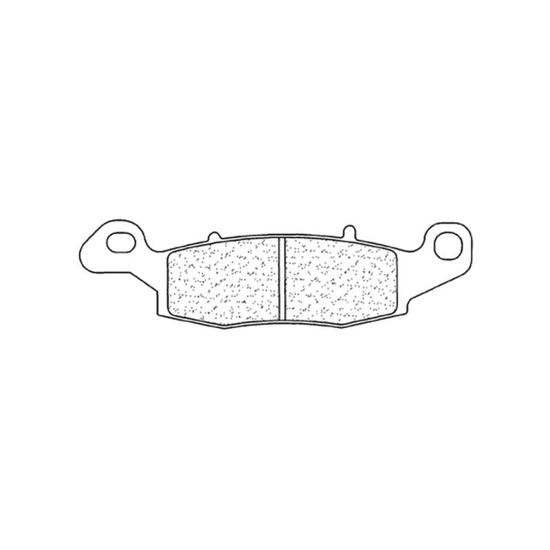 Plaquettes de frein arrière CL Brakes 2384RX3 – Métal fritté – Kawasaki