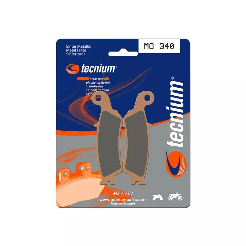 Plaquettes de frein moto Tecnium MO340 – Métal fritté – Fantic & Yamaha
