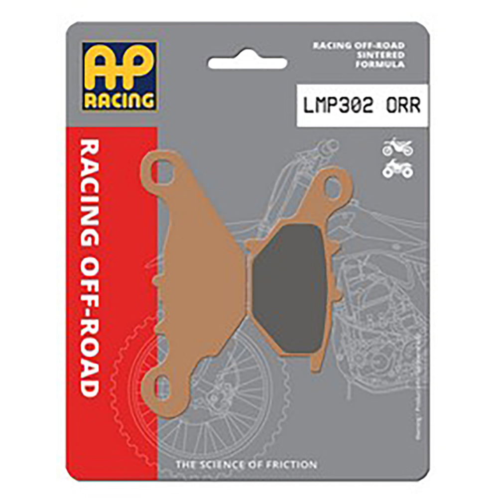 Plaquettes de frein avant & arrière AP Racing LMP302 ORR – Neuf – Off-Road Racing – Suzuki DR-Z / RM