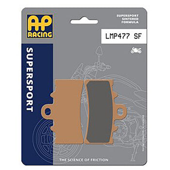 Plaquettes de frein avant AP Racing LMP477 SF – Neuf – Roadster / Trail / Sport – Aprilia / BMW / Fantic / Husqvarna / KTM / Triumph