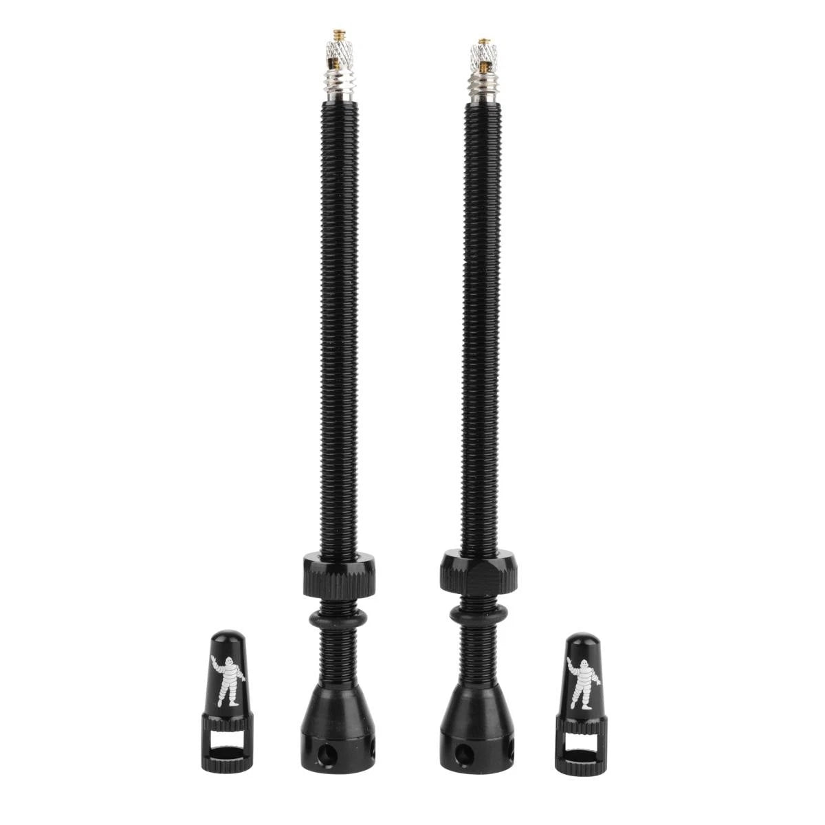 Válvula Presta tubeless Michelin PR221984 de 4 orificios y 100 mm, color negro