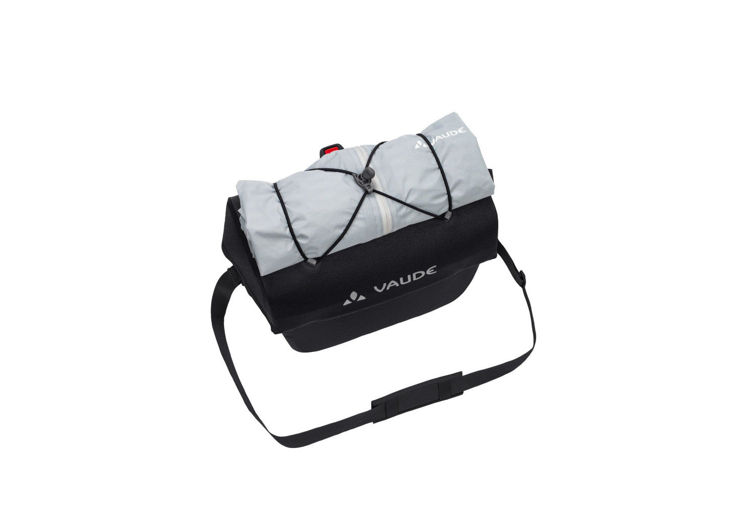 Vaude Aqua Box Schwarze 6L Wasserdichte Fahrradlenkertasche Kliclfix