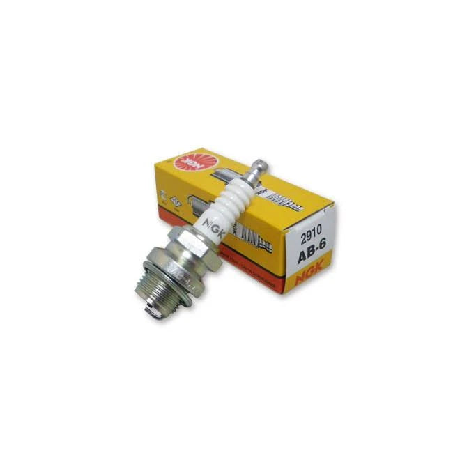 Bujía NGK AB6 AB-6 para cortacéspedes y desbrozadoras