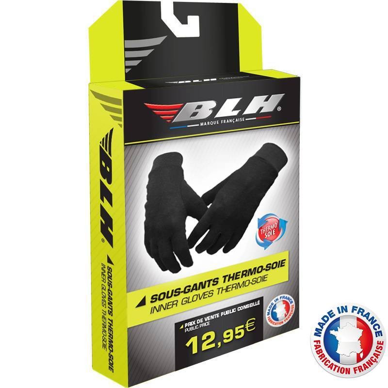Sous-gants BLH thermo-soie taille XS – Neufs – Fabriqués en France