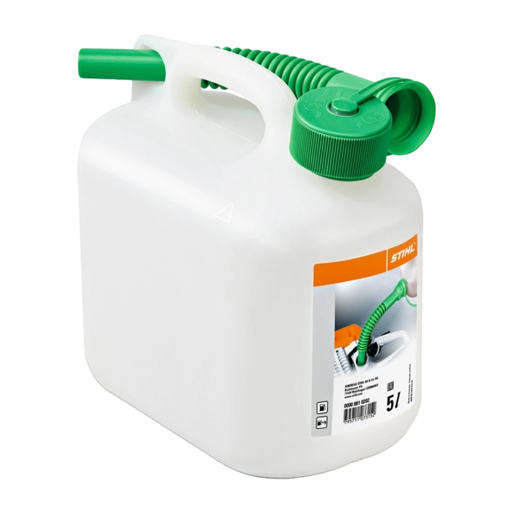 Bidon essence STIHL 5L transparent – Homologué ONU – Réf. 0000-881-0202 – Neuf