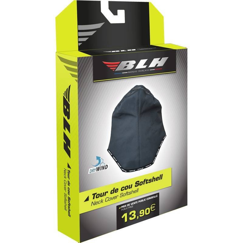 Tour de cou softshell BLH taille S – Neuf – Étanche, respirant – Réf. TOURDECOUSSHELBLHTM