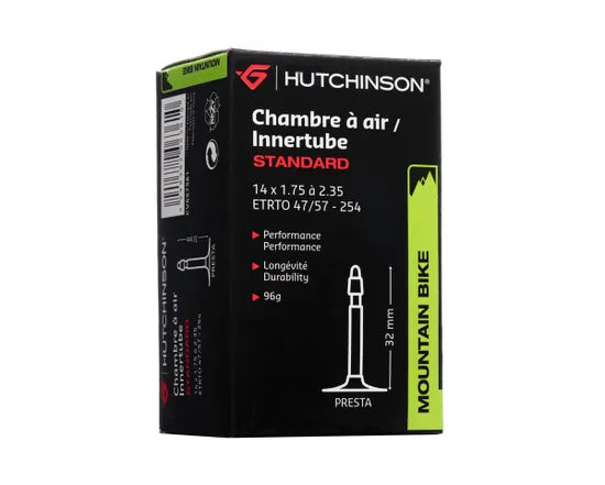 Chambre à air VTT enfant Hutchinson CV657561-001 14x1.75-2.35 Presta