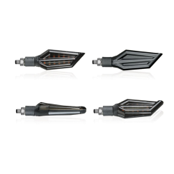 LED sequential turn signals CHAFT RETURN IN1101 CE approved smoked black