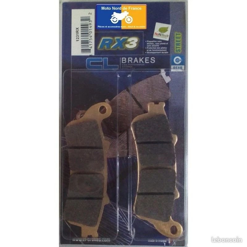 arrière brake pads CL Brakes 1231RX3 sintered metalHonda