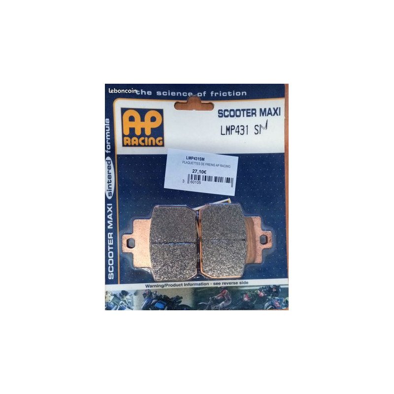 arrière brake pads AP Racing LMP431 ST