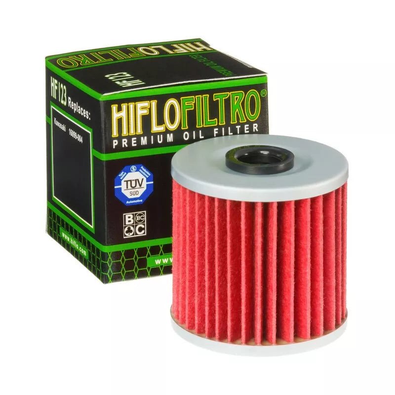 Filtro de aceite HIFLOFILTRO HF123 para motocicletaKawasaki