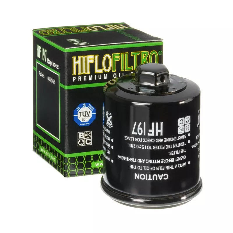 HIFLOFILTRO HF197 Filtro de aceite para quad Polaris