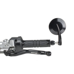 Rétroviseur Moto CHAFT Trendy Handle Droit Bout de Guidon Noir Mat – Réf. IN408