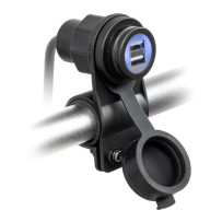 Cargador doble USBMAXXEo DP2USB42A 2x2,1 A 12 V 24 V