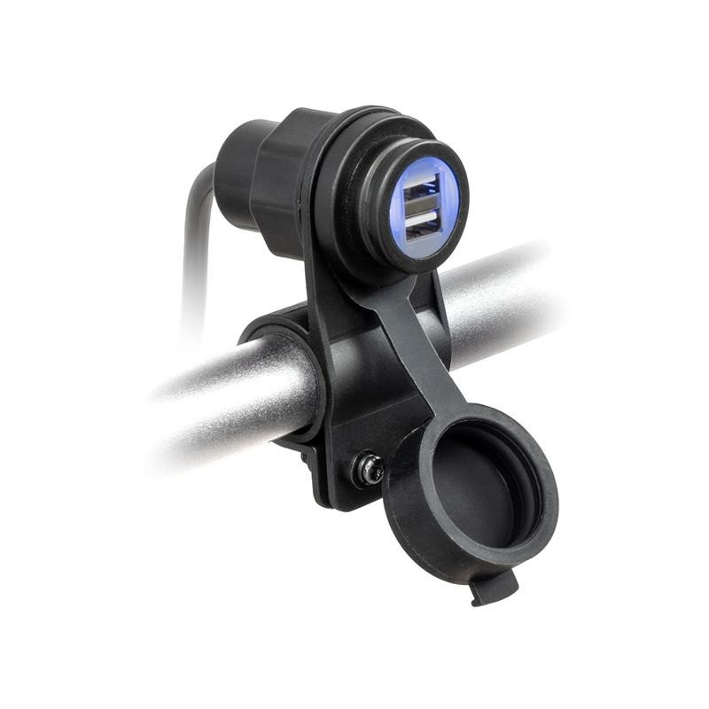 MAXXE-Doppel-USB-Ladegerät DP2USB42A 2x2,1 A 12 V 24 V