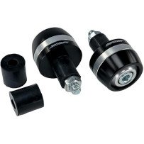Embouts guidon MAXXE Alu 002 noir/titane MEDGA002-T