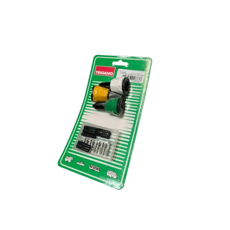 Connecteurs Carré type 1,2,3 TRIGANO FFK3923B Lot 3 couleurs