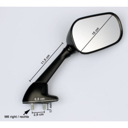 Rétroviseur Droit 5MT-26290-00-00 Yamaha YZF-R6 2001-2002