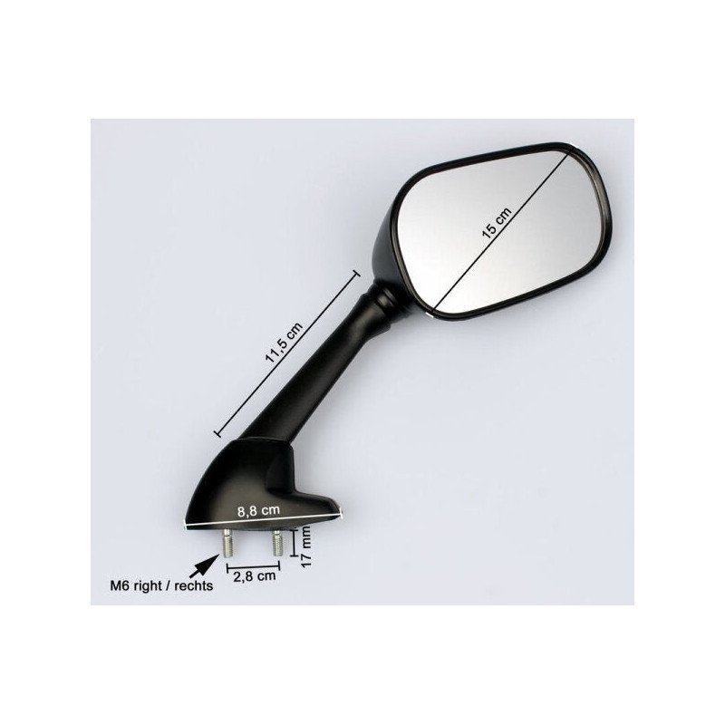 Right Rearview Mirror 5MT-26290-00-00YamahaYZF-R6 2001-2002