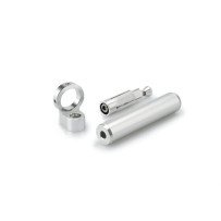 Puig3756P silver central fork tee phone mount