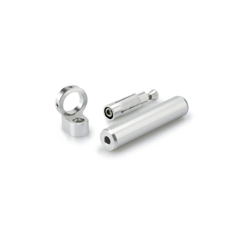Puig3756P silver central fork tee phone mount