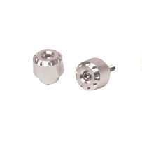 Puig8504P short handlebar ends, silver SuzukiYamaha