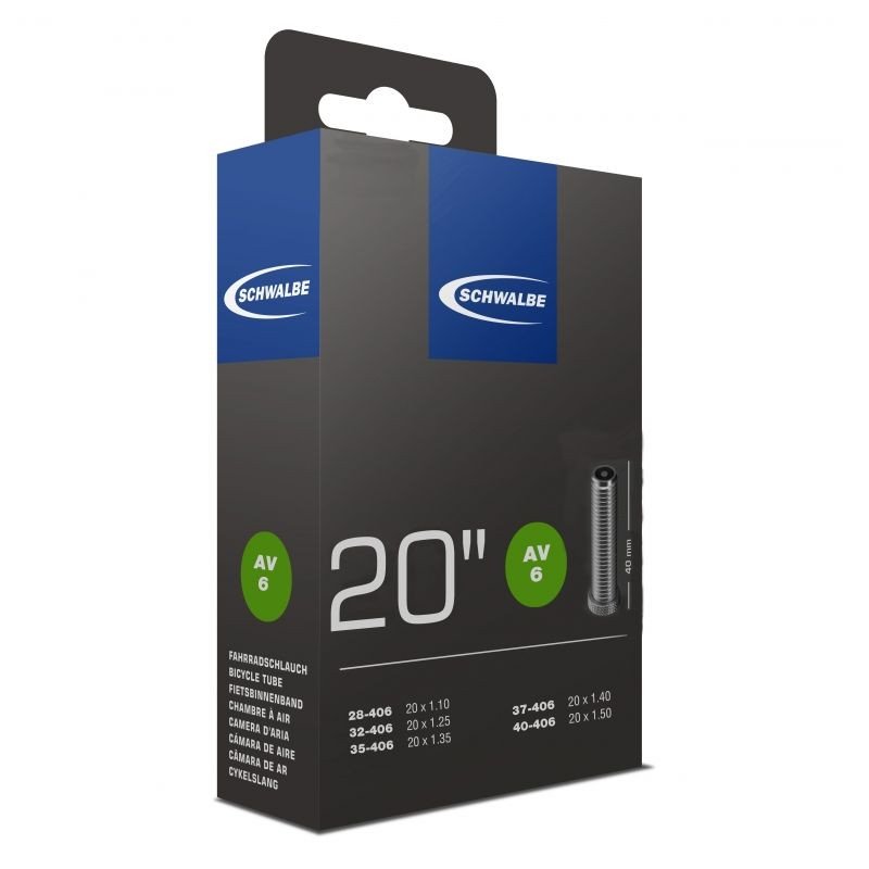 Schwalbe-Schlauch AV6 20" 28/40-406 10413310