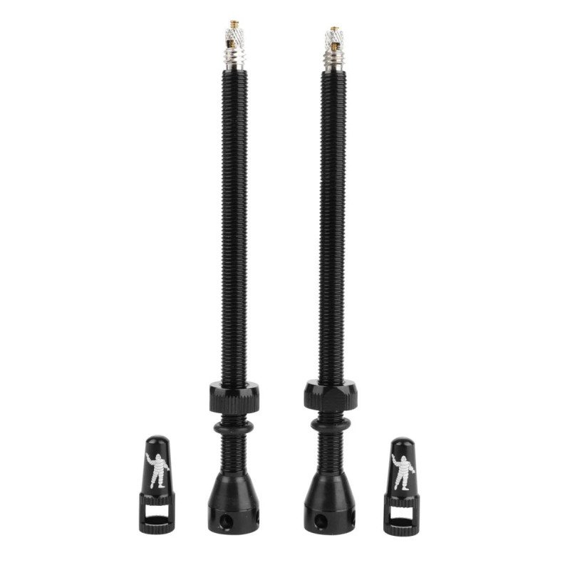 Válvula tubeless Presta 100mm Michelin PR221984 4 agujeros negra