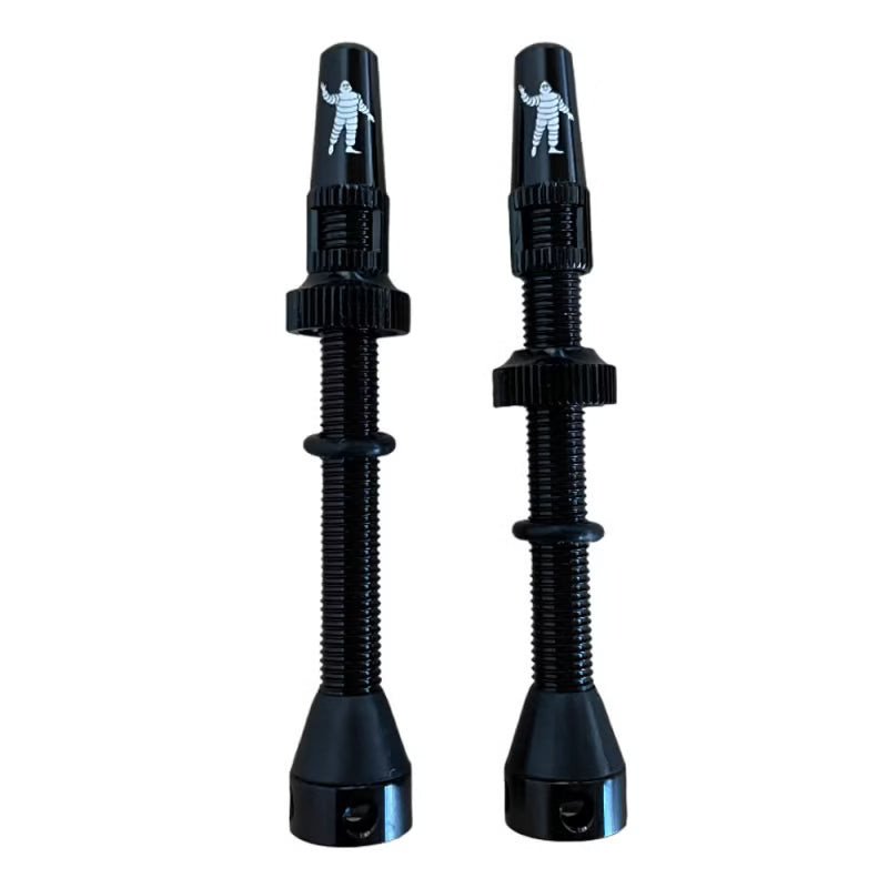 Set of 2 Tubeless Presta 60mm Michelin Aluminium Valves