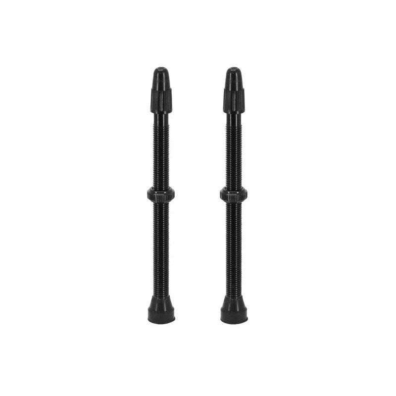 Lot of 2 Tubeless Presta Valves 80mmVittoria177899 Black