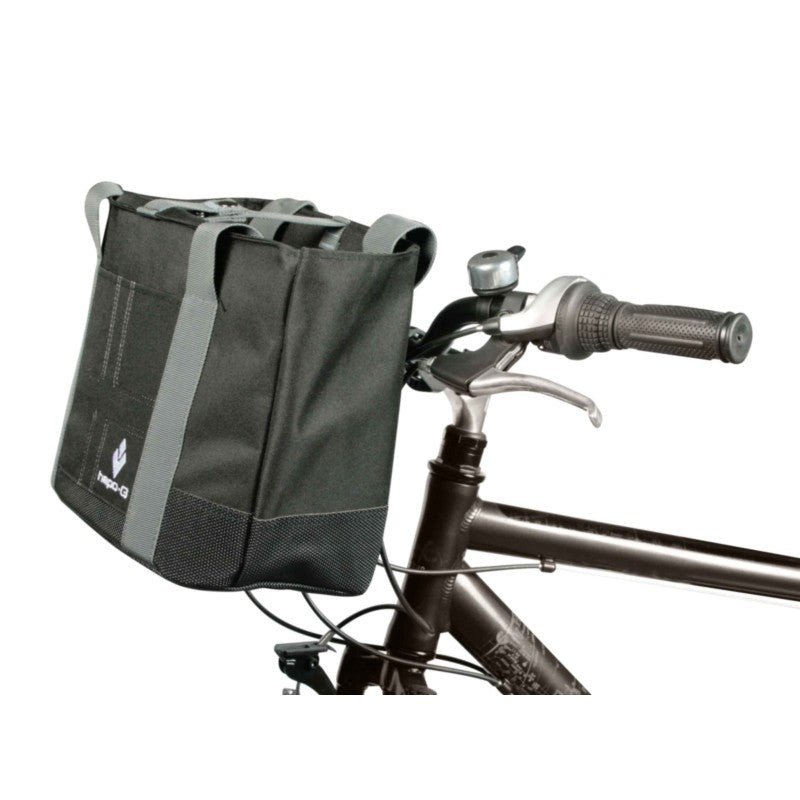 Black bike basket 11201027 HAPO G MTS3 MTS4 handlebar mount