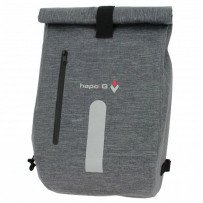 arrière-Fahrradtasche „HAPO-G“ 14 l, grau, Rucksack, 30 x 40 x 12 cm