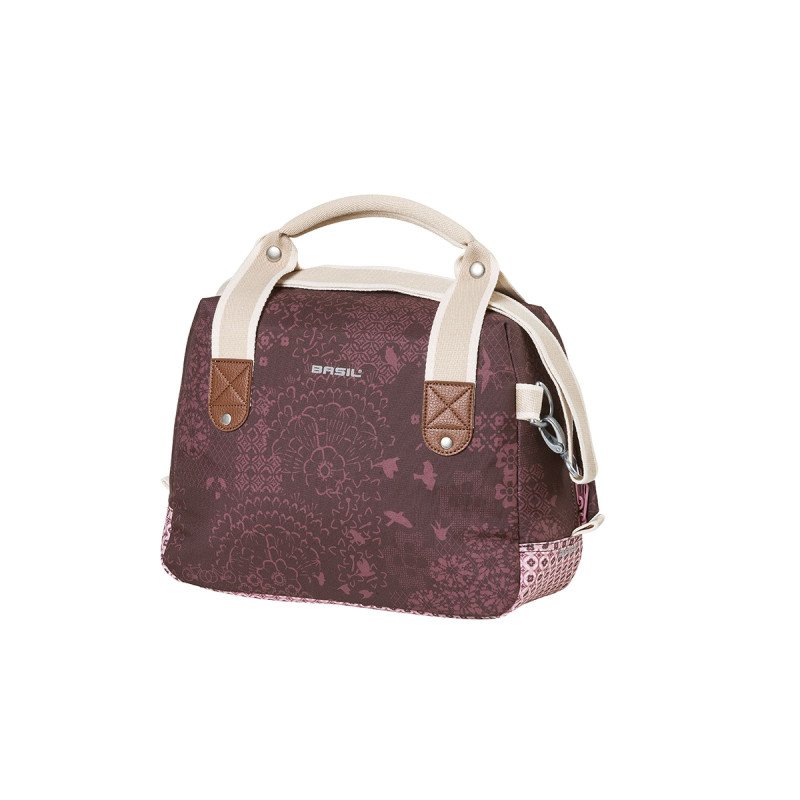Bolsa de manillar Basil Bohème City 8715019180163 rojo 8L