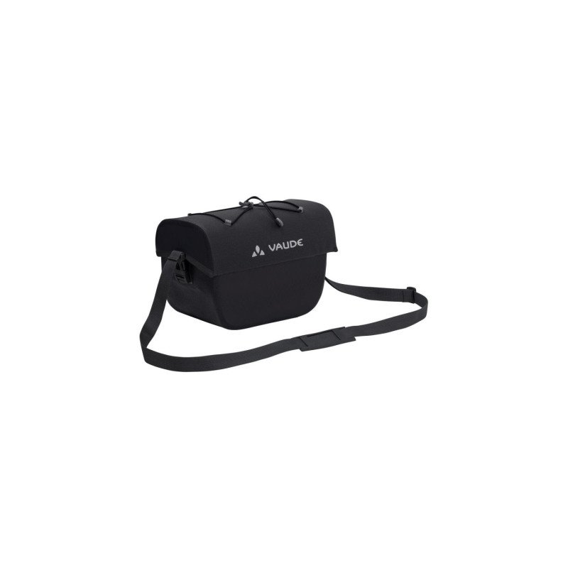 Vaude-Fahrradlenkertasche Aqua Box Schwarz 6 l wasserdicht Kliclfix