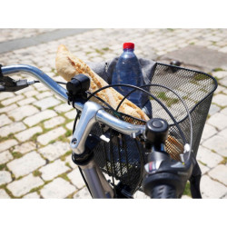 Cesta delantera para bicicletaHAPO-Go 11201051 acero 20 l fijación fija