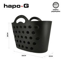 Cestaarrière BicicletaHAPO G 11202232 Trendy One 13,5 L negro