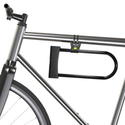 Fahrrad-Bügelschloss „Seatylock“ Mason 300 UM30CM schwarz