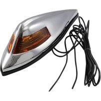 Front fog lamp Nostalgia 12V Chrome Ambre DS280180