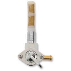 Rubinetto benzina 1/4 NPT 0705-0201 Drag Specialties Chrome