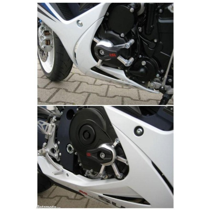 Almohadillas de protecciónLSLo Suzuki GSX-R 600 750 2011 2012 con placas